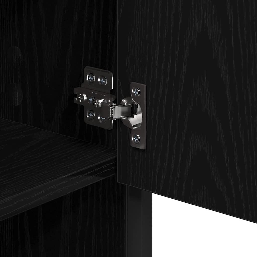 Bathroom Furniture Set 3 pcs Old Wood Engineered Wood