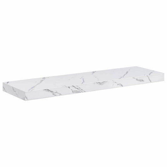 Wall Shelf Wall-Mounted White Marble 90 x 23.5 x 3.8 cm