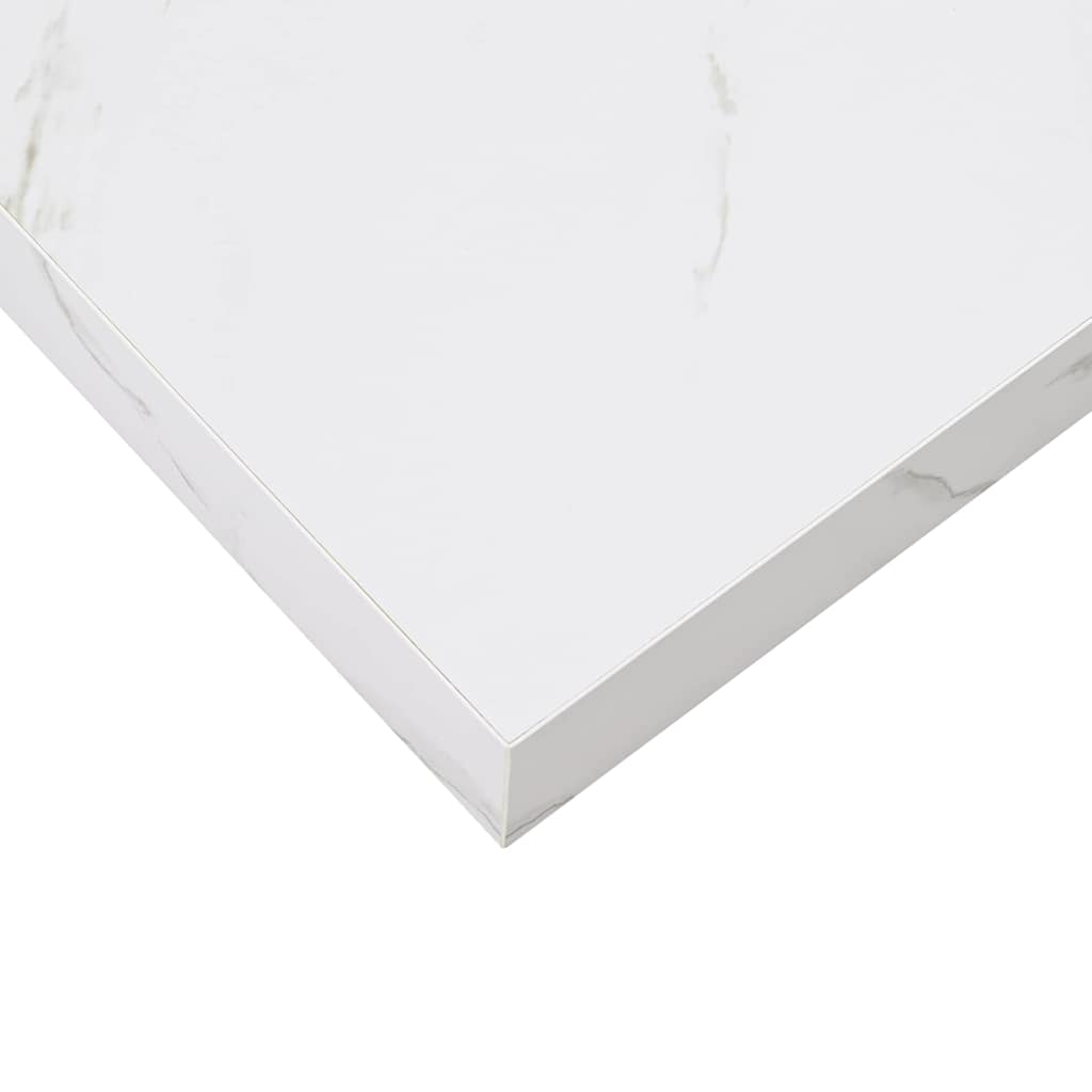 Wall Shelf 4 pcs White Marble 90 x 23.5 x 3.8 cm