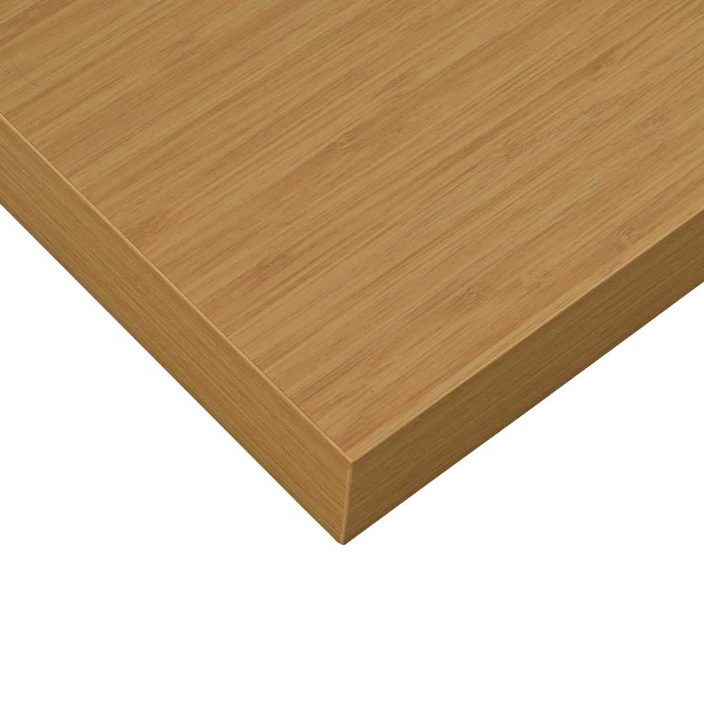 Wall Shelf 2 pcs Beige 120 x 23.5 x 3.8 cm Engineered Wood
