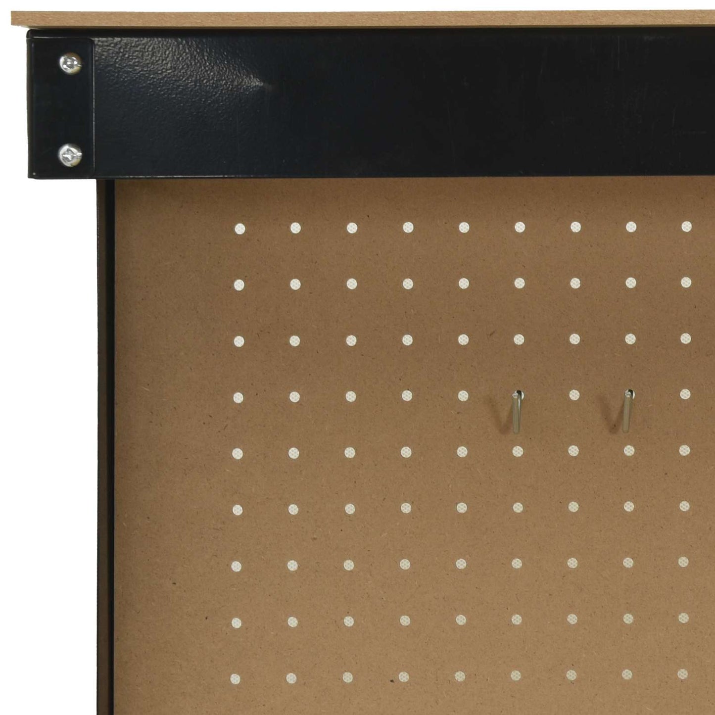 Workbench Black 81 x 41 x 145 cm Engineered Wood and Metal