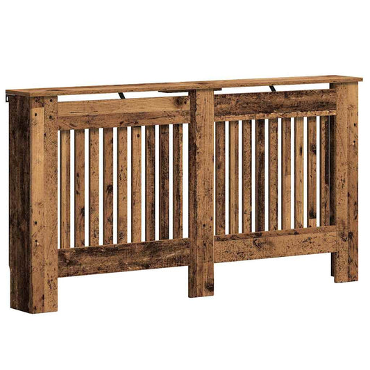 Radiator Cover Old Wood 152 x 19 x 81.5 cm Engineered Wood