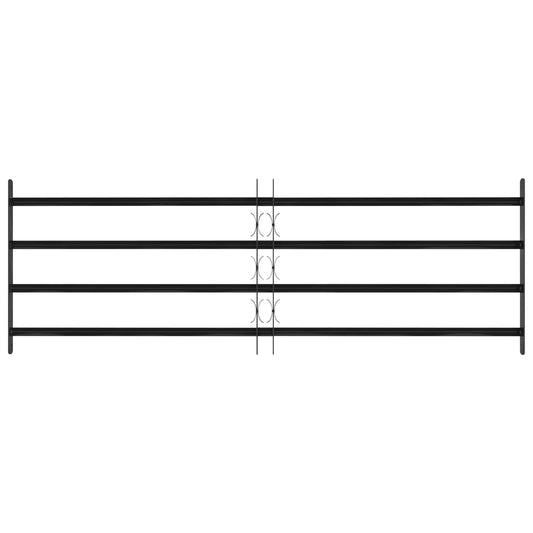 Window Security Grille 175 x 60 cm Galvanized Steel