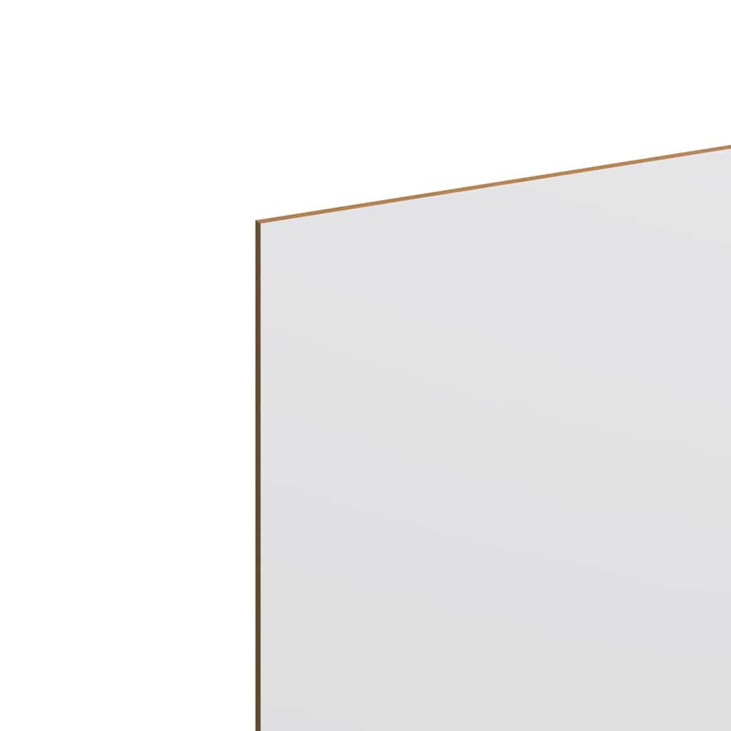 Decor Panels 50 pcs White 15 x 21 x 0.27 cm Engineered Wood