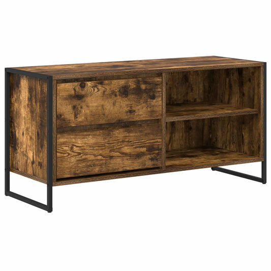 TV Cabinet 100 x 36 x 49.5 cm Smoke Oak Engineered Wood