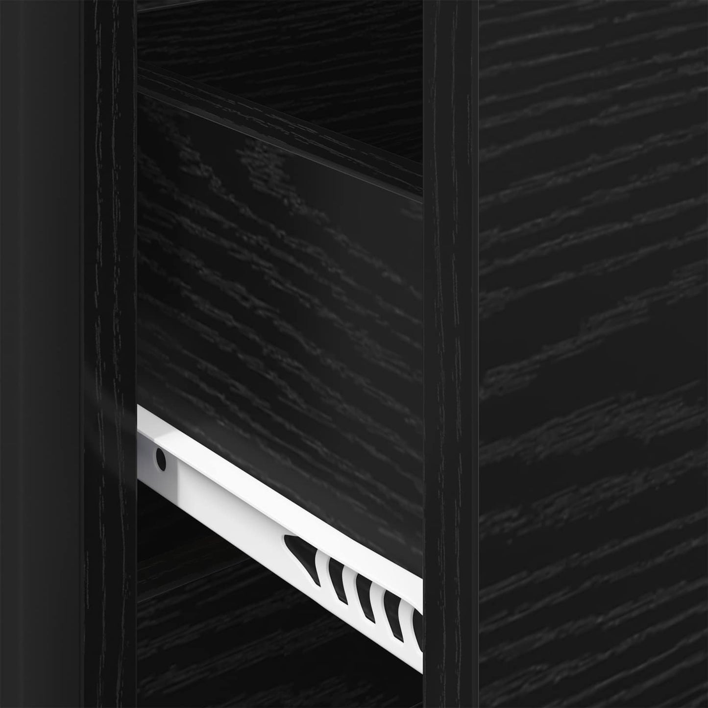 Sideboard Black Oak 79 x 36 x 75.5 cm Engineered Wood