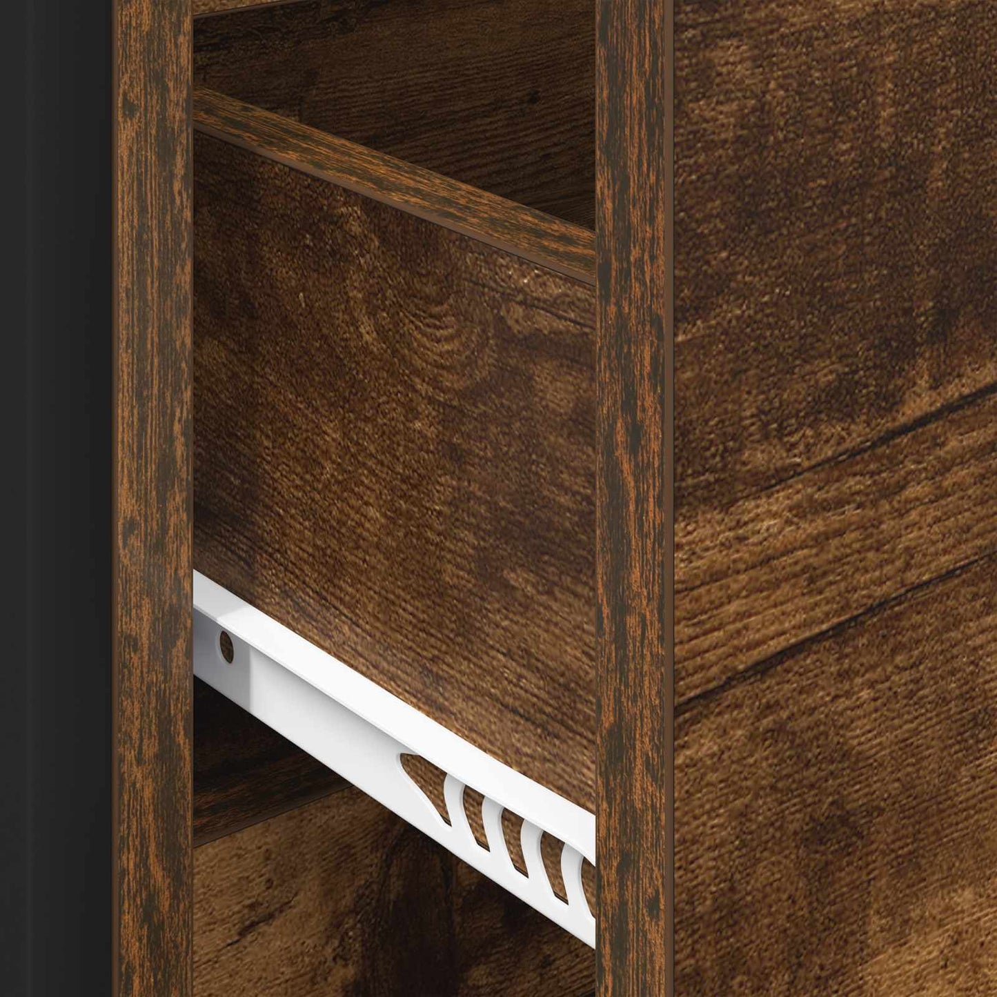 Sideboard Smoke Oak 79 x 36 x 75.5 cm Engineered Wood