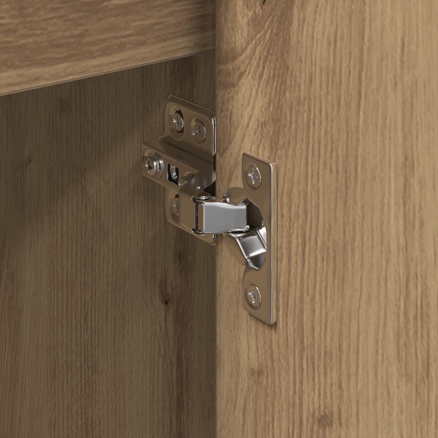 Side Cabinet Artisian Oak 79 x 36 x 75 cm Engineered Wood