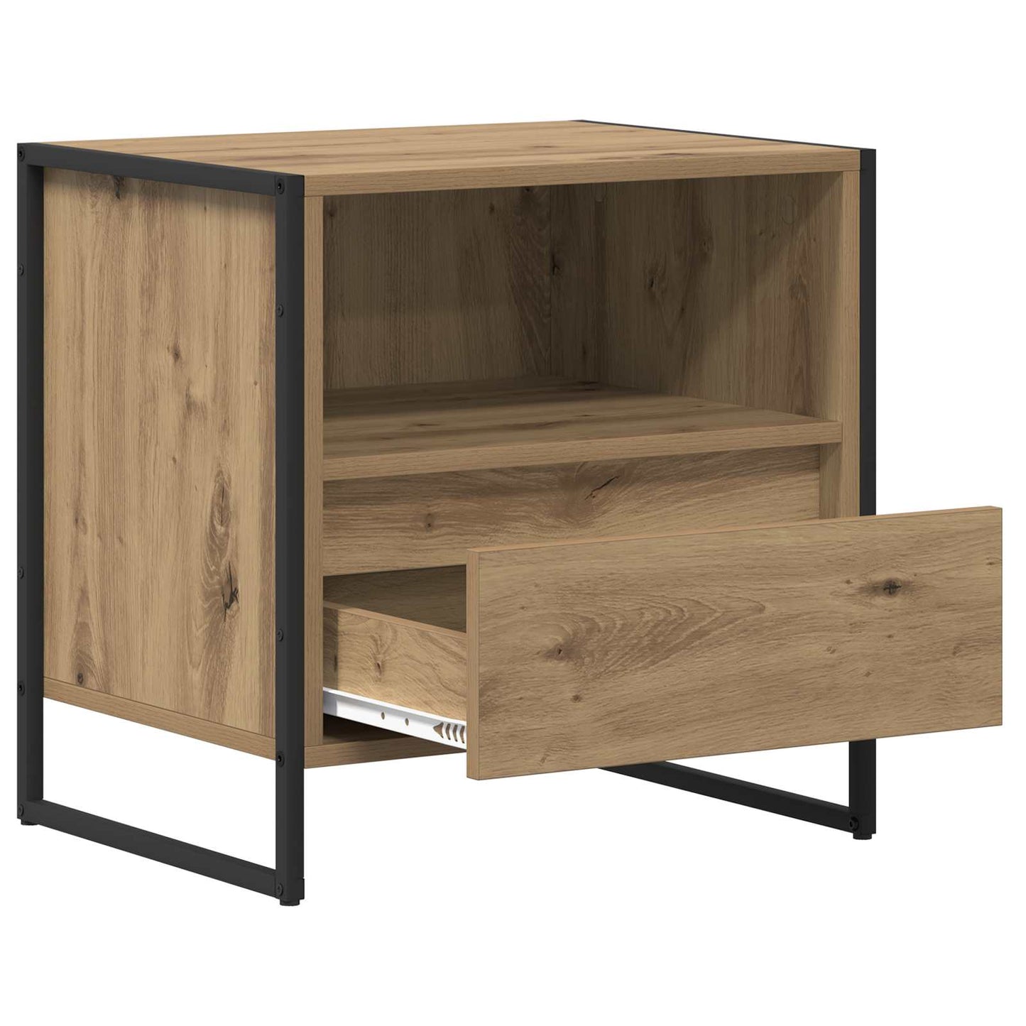 Bedside Table 2 pcs Artisian Oak 50 x 39.5 x 50 cm