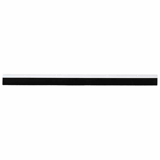 Screw-on Door Brush Seals 2 pcs White 100 cm Aluminium Alloy