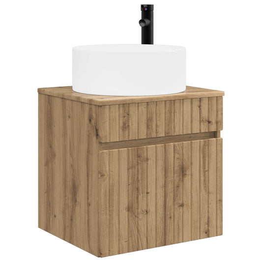 Wall-mounted Sink Vanity Artisan Oak 49 x 44.5 x 65.5 cm