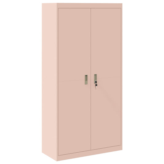 Storage Cabinet Pink 90 x 40 x 180 cm Steel