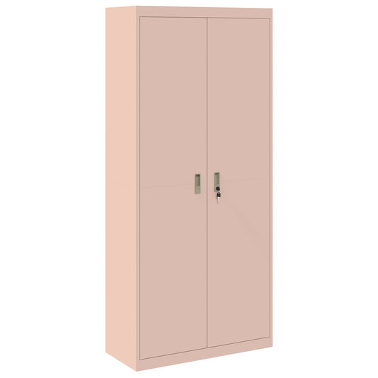 Storage Cabinet Pink 90 x 40 x 200 cm Steel