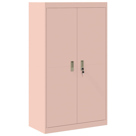 Storage Cabinet Pink 80 x 40 x140 cm Steel