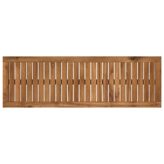 Table Top 108.5 x 35 x 2 cm Rectangular Solid Acacia Wood