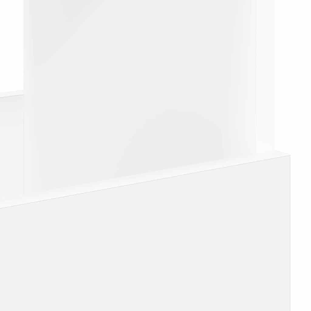 Magazine Rack 2 pcs White 35 x 30 x 45 cm