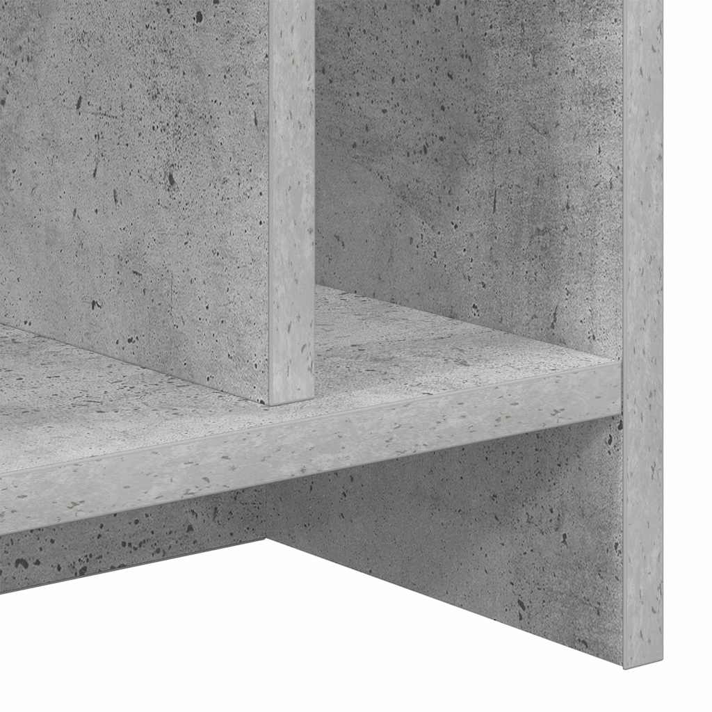 TV Stand 2 pcs Concrete Grey Engineered Wood