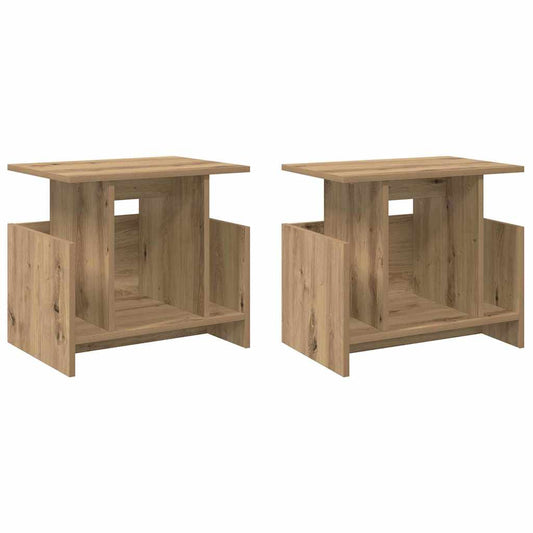 TV Stand 2 pcs Artisan Oak Engineered Wood