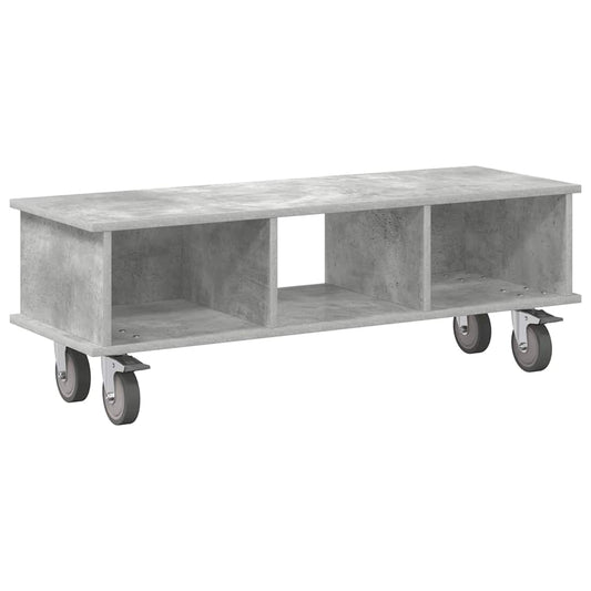 TV Stand 100 x 35 x 35 cm Concrete Grey Engineered Wood