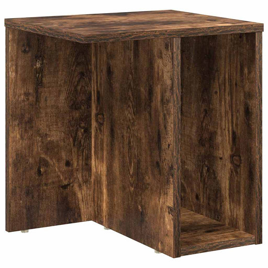 End Table Smoked Oak 37 x 32 x 40 cm Engineered Wood