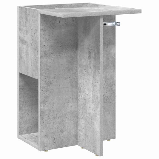 End Table Concrete Grey 35 x 40 x 55 cm Engineered Wood