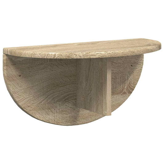 Wall Shelf Wall-Mounted Sonoma Oak 48 x 24 x 24 cm