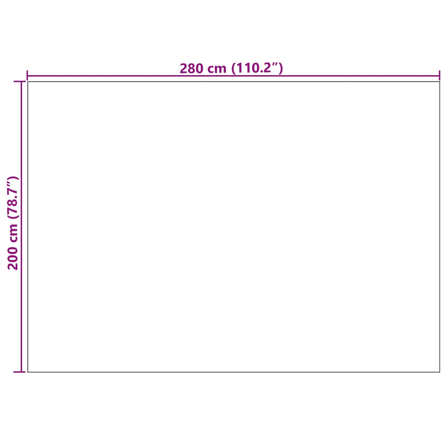 Indoor Rug LUGO Cream and Grey 280 x 200 cm Polyester