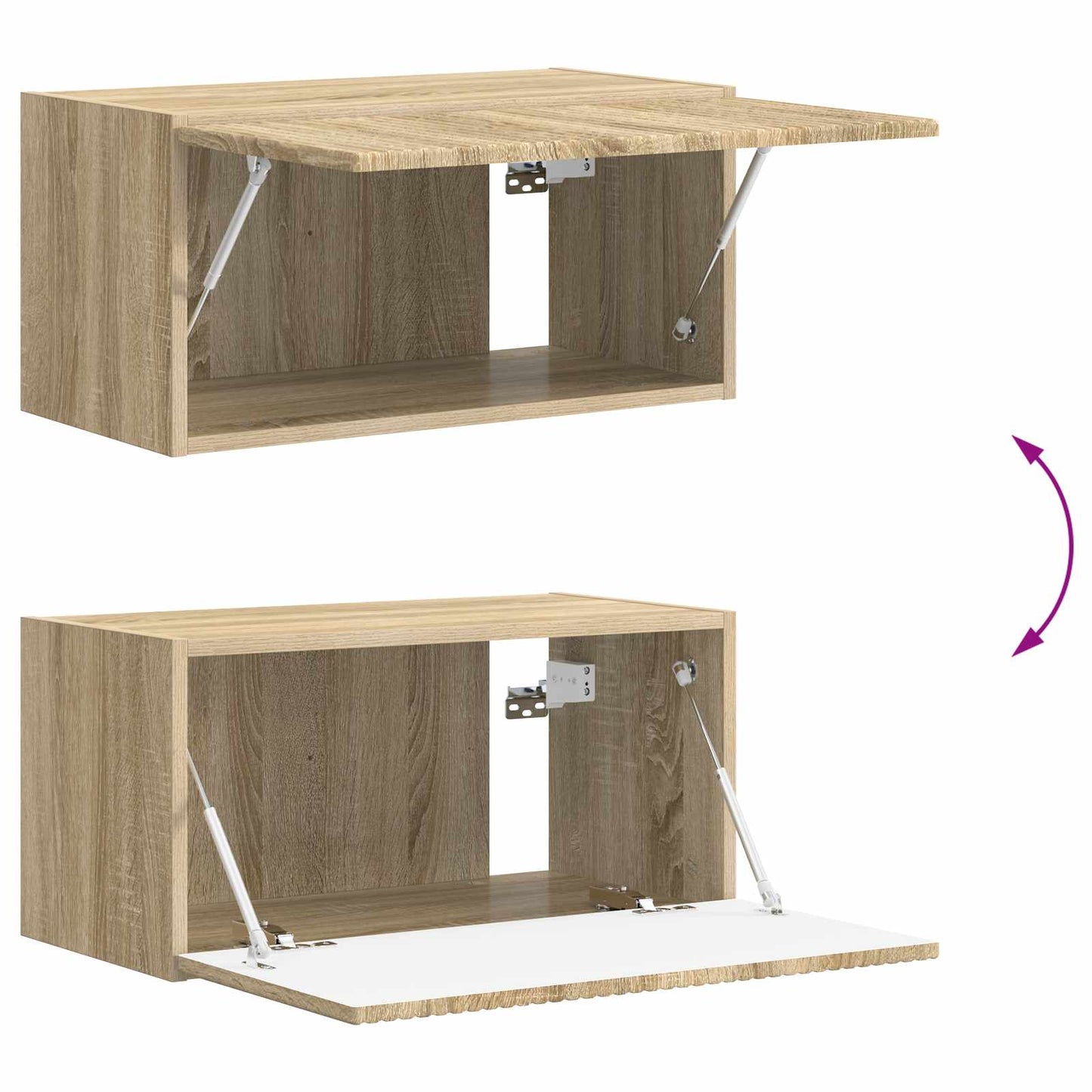 TV Cabinet Set 5 pcs Sonoma Oak Engineered Wood