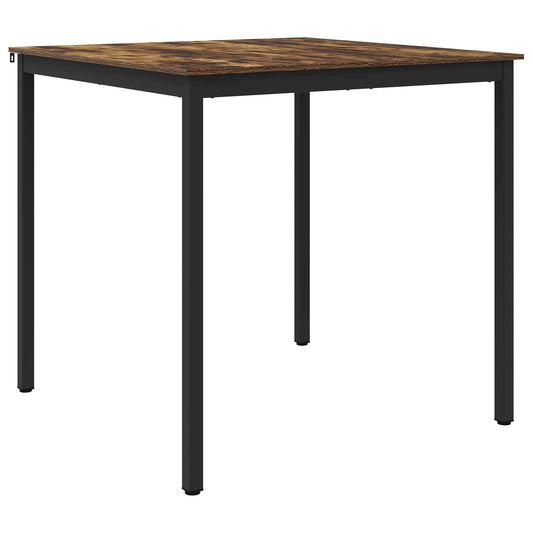 Standing Bar Table Engineered Wood Square
