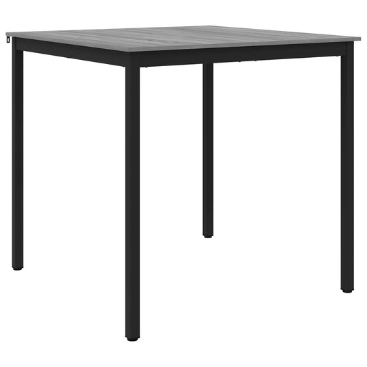 Standing Bar Table Engineered Wood Square