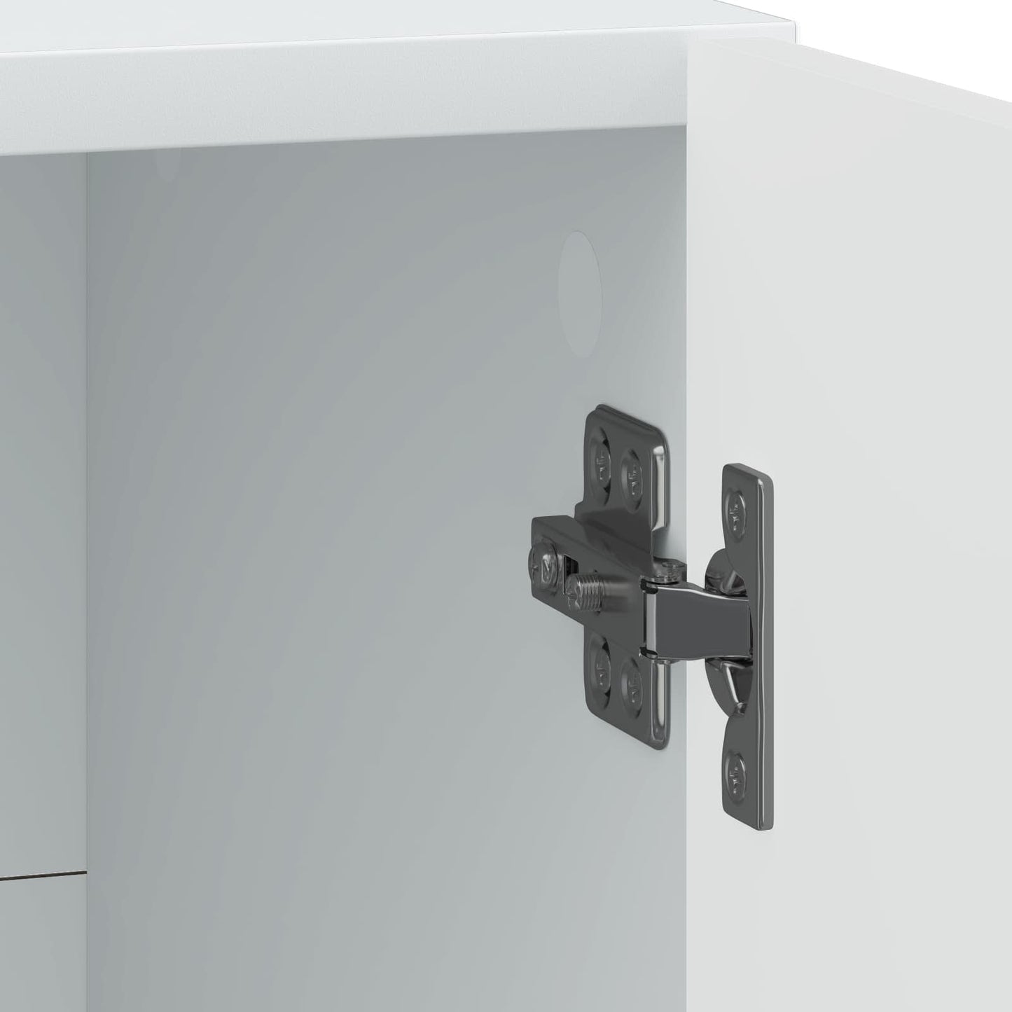 Bedside Cabinet 2 pcs White 43 x 34.5 x 50 cm Engineered Wood