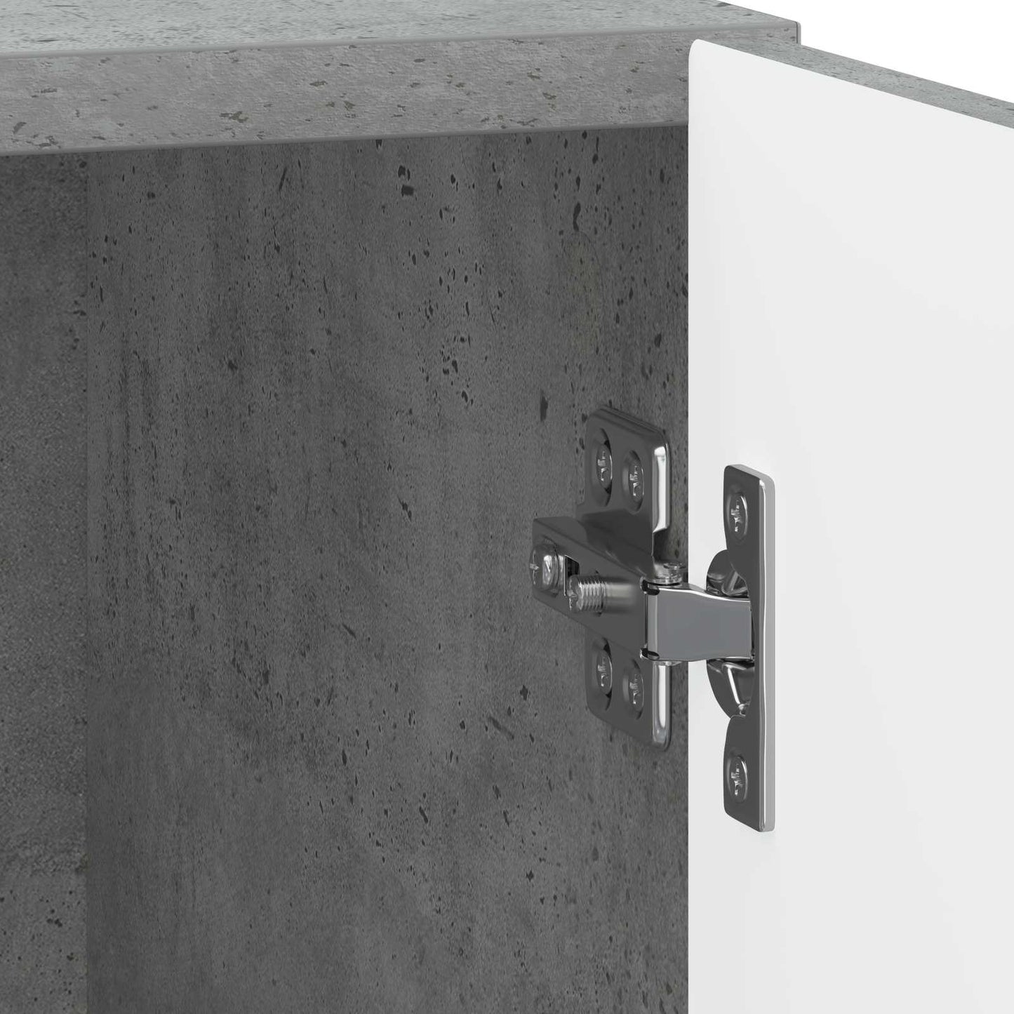 Bedside Cabinet 2 pcs Concrete Grey 43 x 34.5 x 50 cm