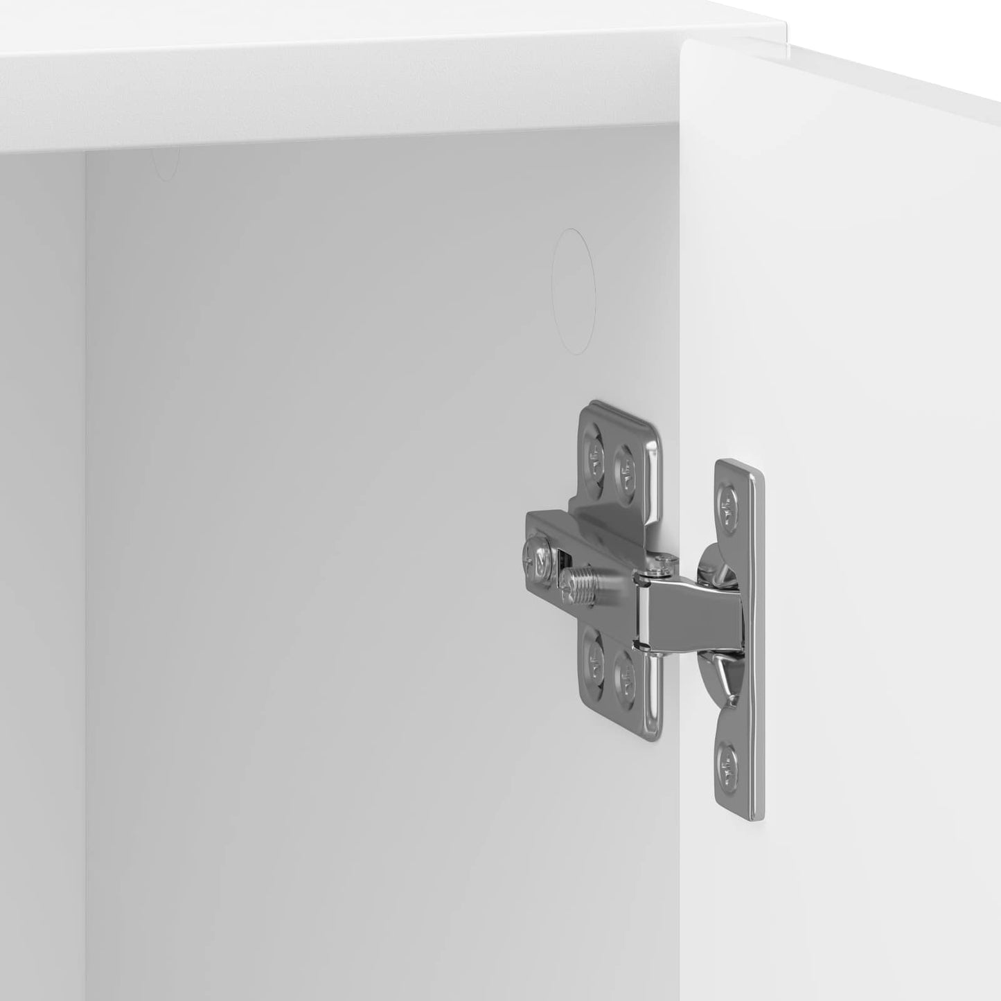 Bedside Cabinet 2 pcs High Gloss White 43 x 34.5 x 50 cm