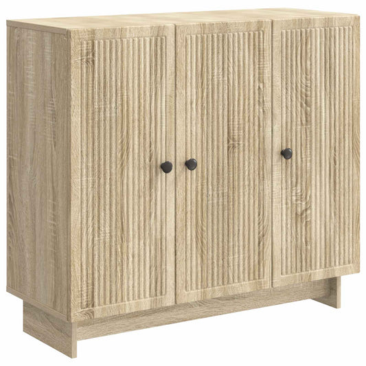 Sideboard Sonoma Oak 89 x 34.5 x 80 cm Engineered Wood
