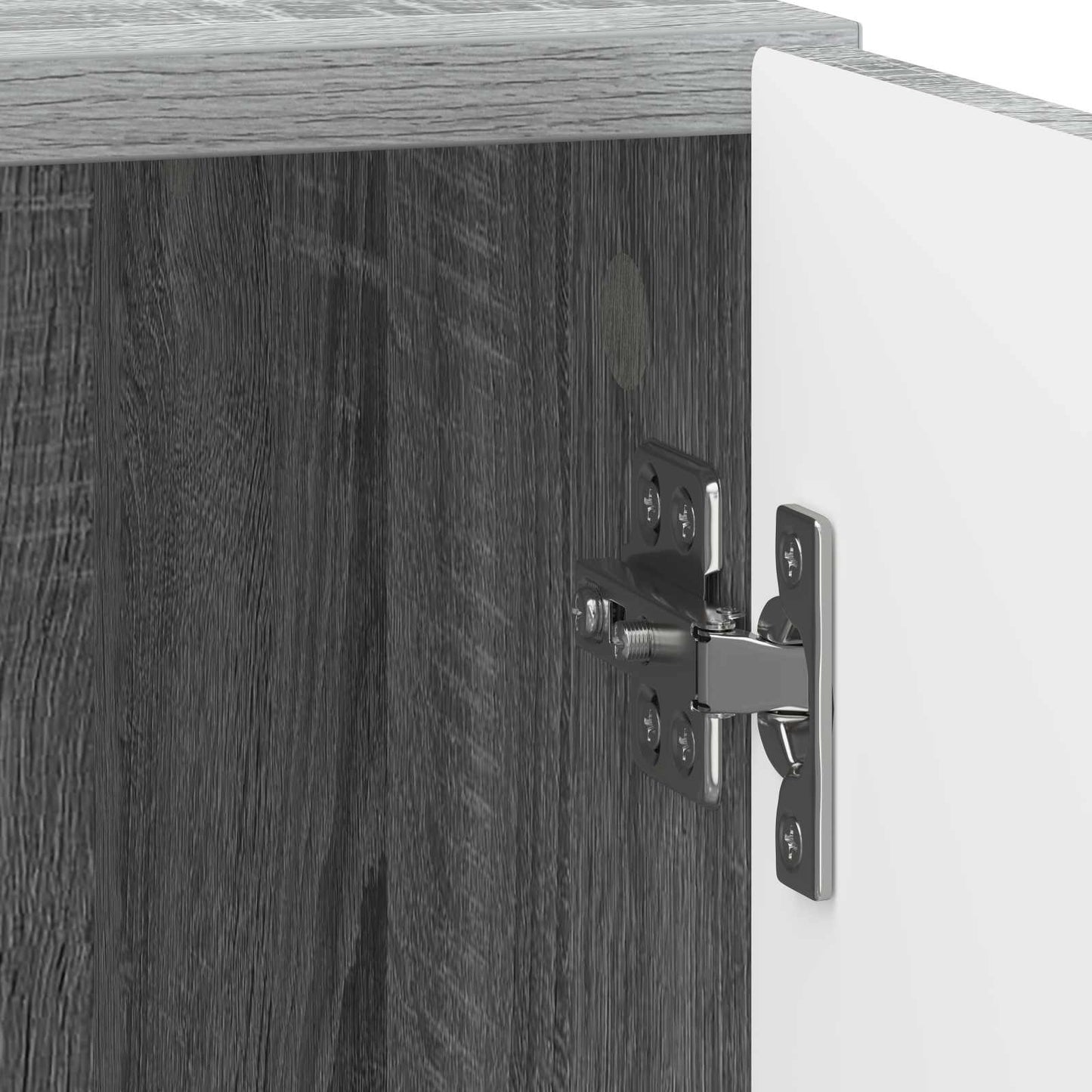 Bedside Cabinet 2 pcs Grey Sonoma 43 x 34.5 x 50 cm