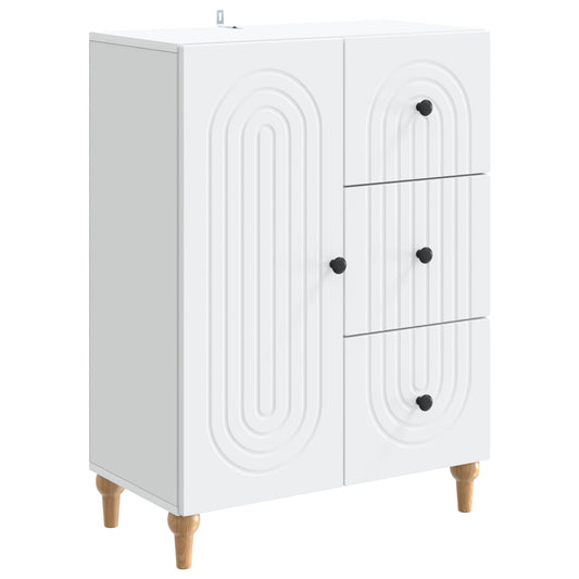 Sideboard White 66 x 34.5 x 90 cm Engineered Wood