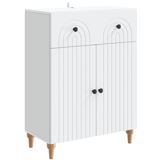 Sideboard White 66 x 34.5 x 90 cm Engineered Wood