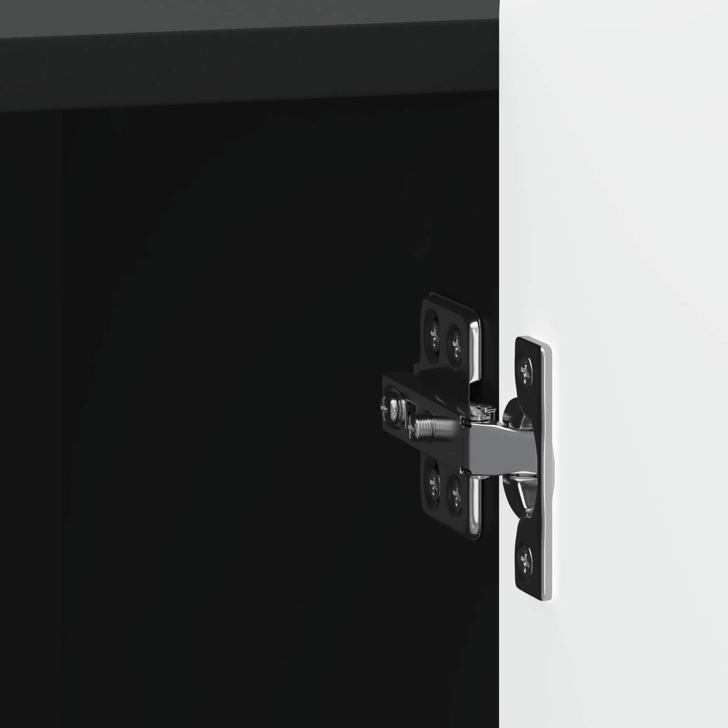Bedside Cabinet 2 pcs Black 43 x 34.5 x 52 cm Engineered Wood