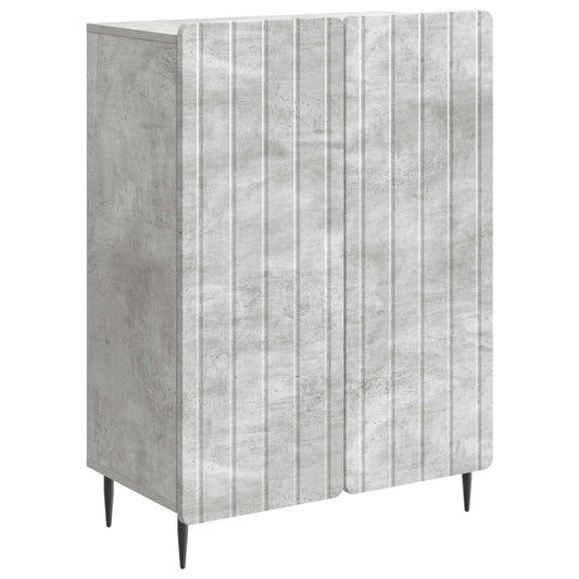 Sideboard Concrete Grey 66 x 34.5 x 92 cm Engineered Wood