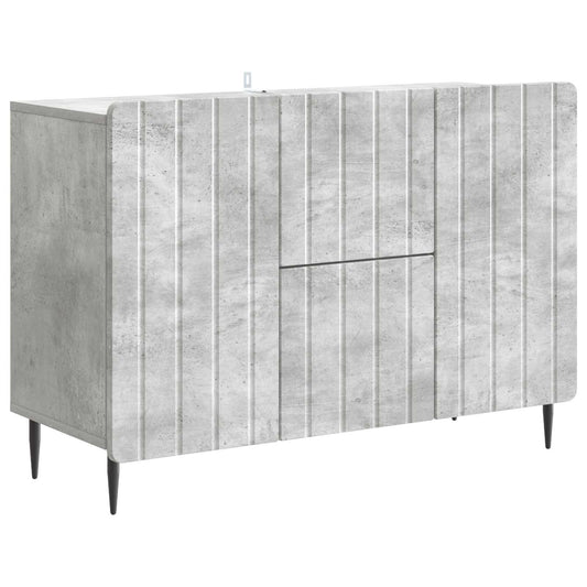 Sideboard Concrete Grey 89 x 34.5 x 62 cm Engineered Wood