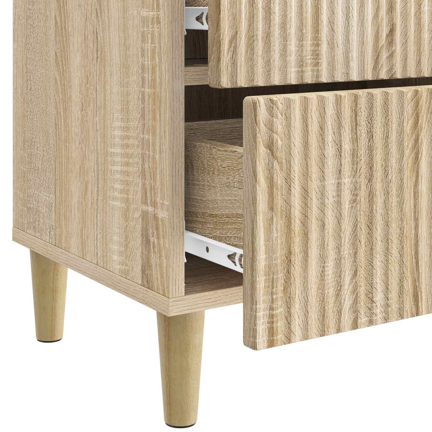 Bedside Cabinet 2 pcs Sonoma Oak 43 x 34.5 x 48 cm