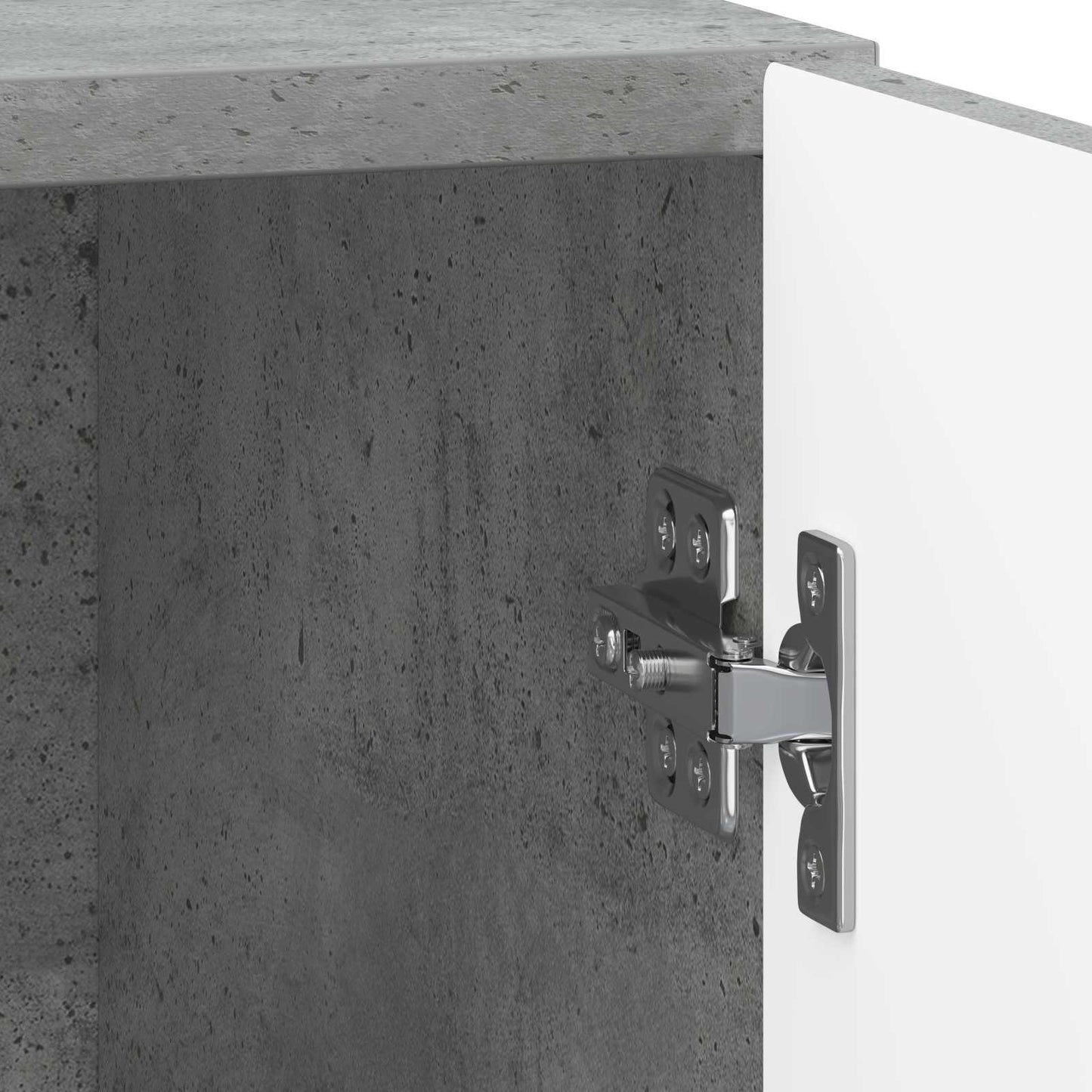 Bedside Cabinet 2 pcs Concrete Grey 43 x 34.5 x 50 cm