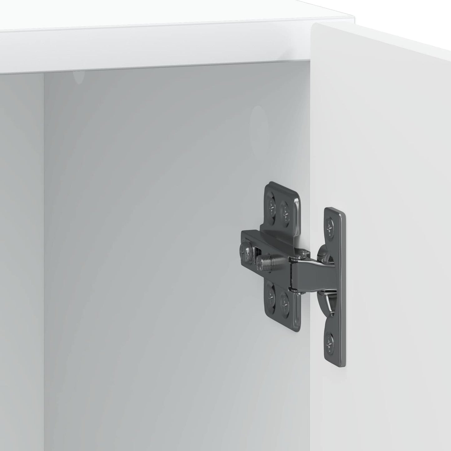 Bedside Cabinet 2 pcs White 43 x 34.5 x 50 cm Engineered Wood