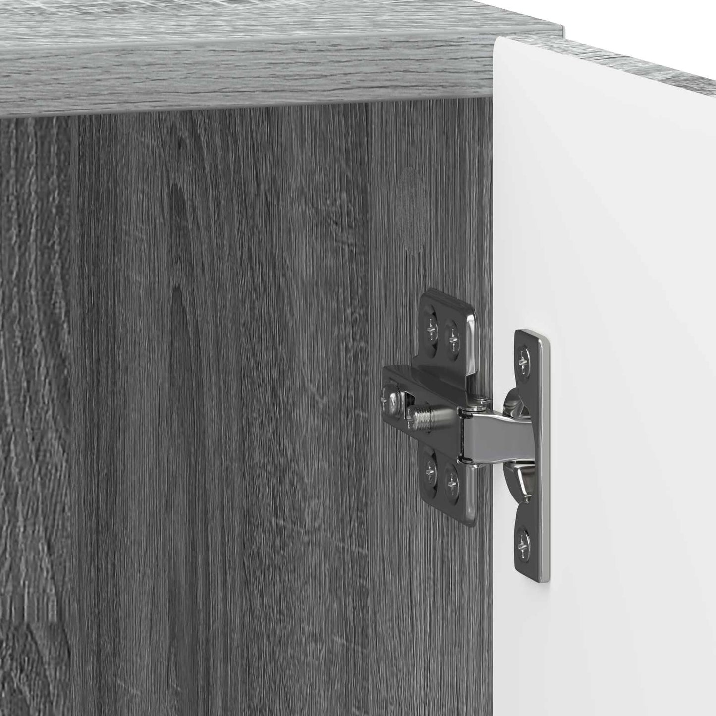 Bedside Cabinet 2 pcs Grey Sonoma 43 x 34.5 x 50 cm