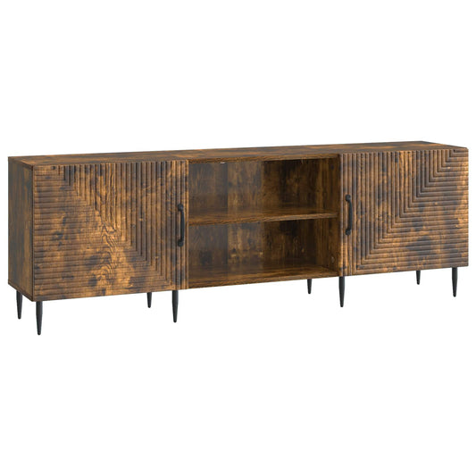 TV Cabinet 150 x 31 x 50 cm Smoked Oak Engineered Wood
