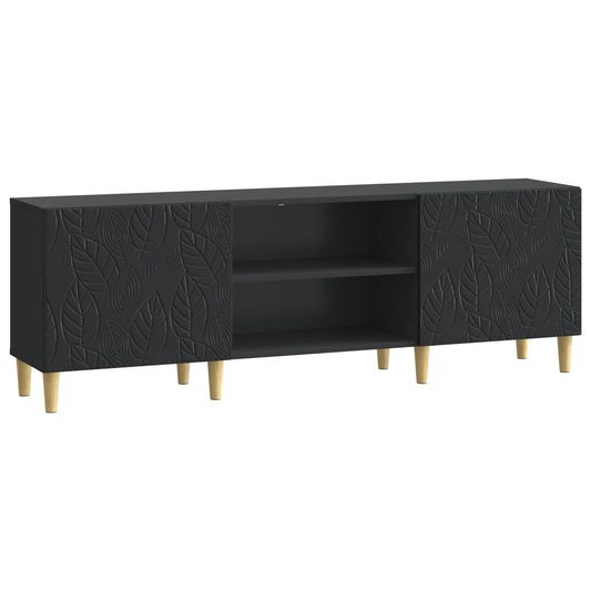 TV Cabinet 150 x 31 x 50 cm Black Engineered Wood