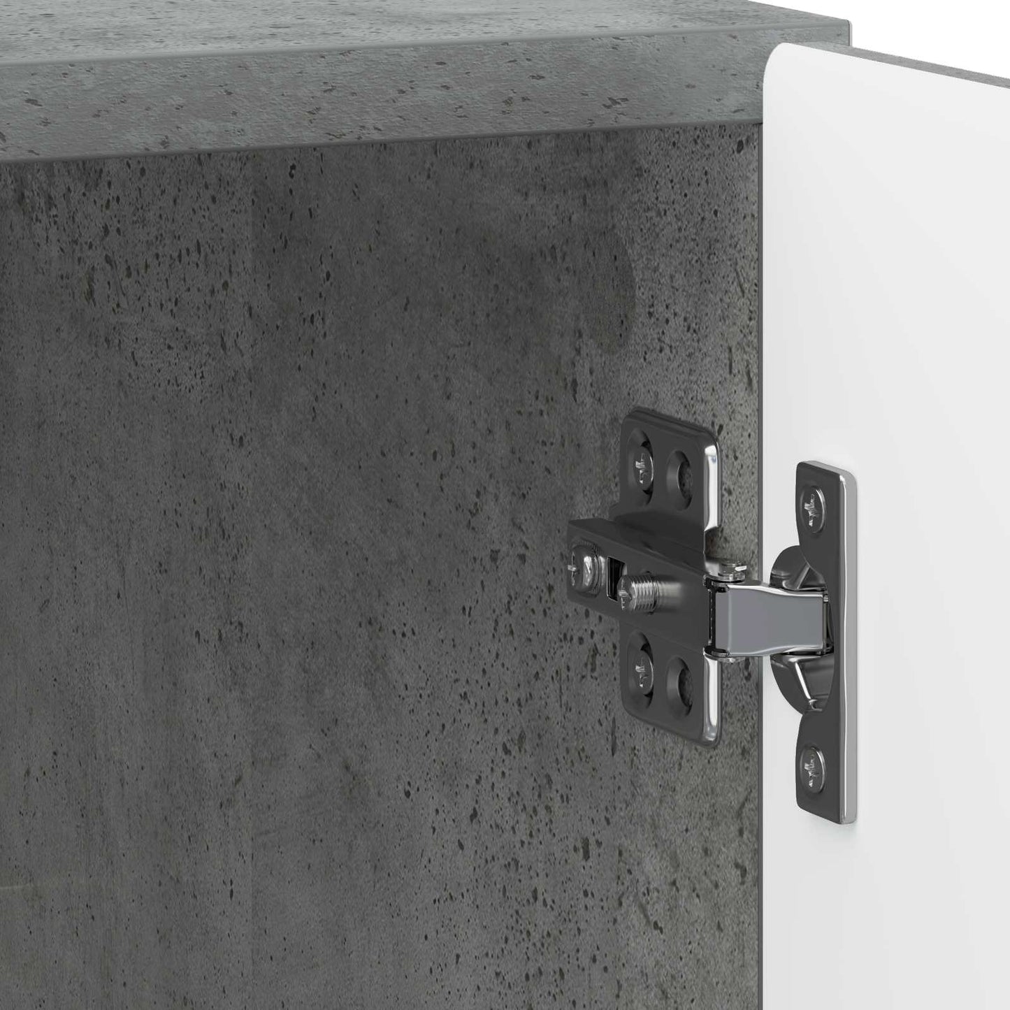 Bedside Cabinet 2 pcs Concrete Grey 43 x 34.5 x 50 cm