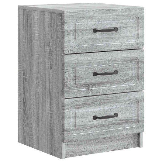 Bedside Cabinet Grey Sonoma 43 x 41 x 63.5 cm Engineered Wood