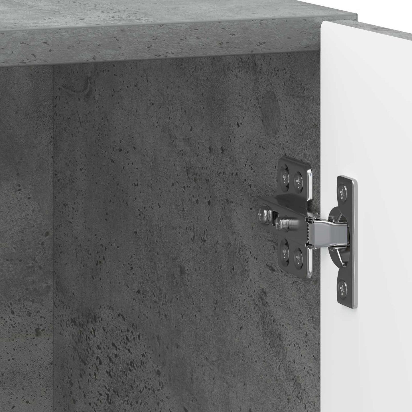 Bedside Cabinet 2 pcs Concrete Grey 43 x 34.5 x 47 cm