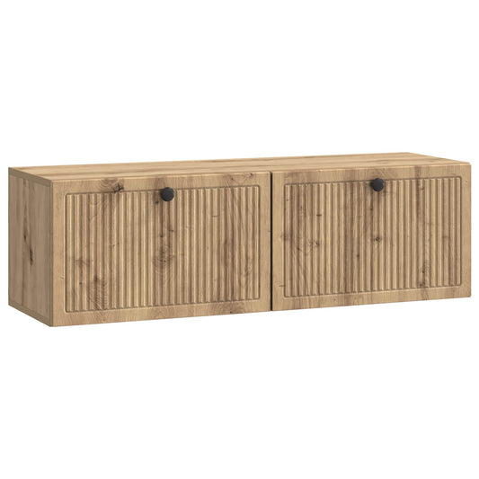 Wall-Mounted TV Cabinet 98 x 31 x 30 cm Artisan Oak